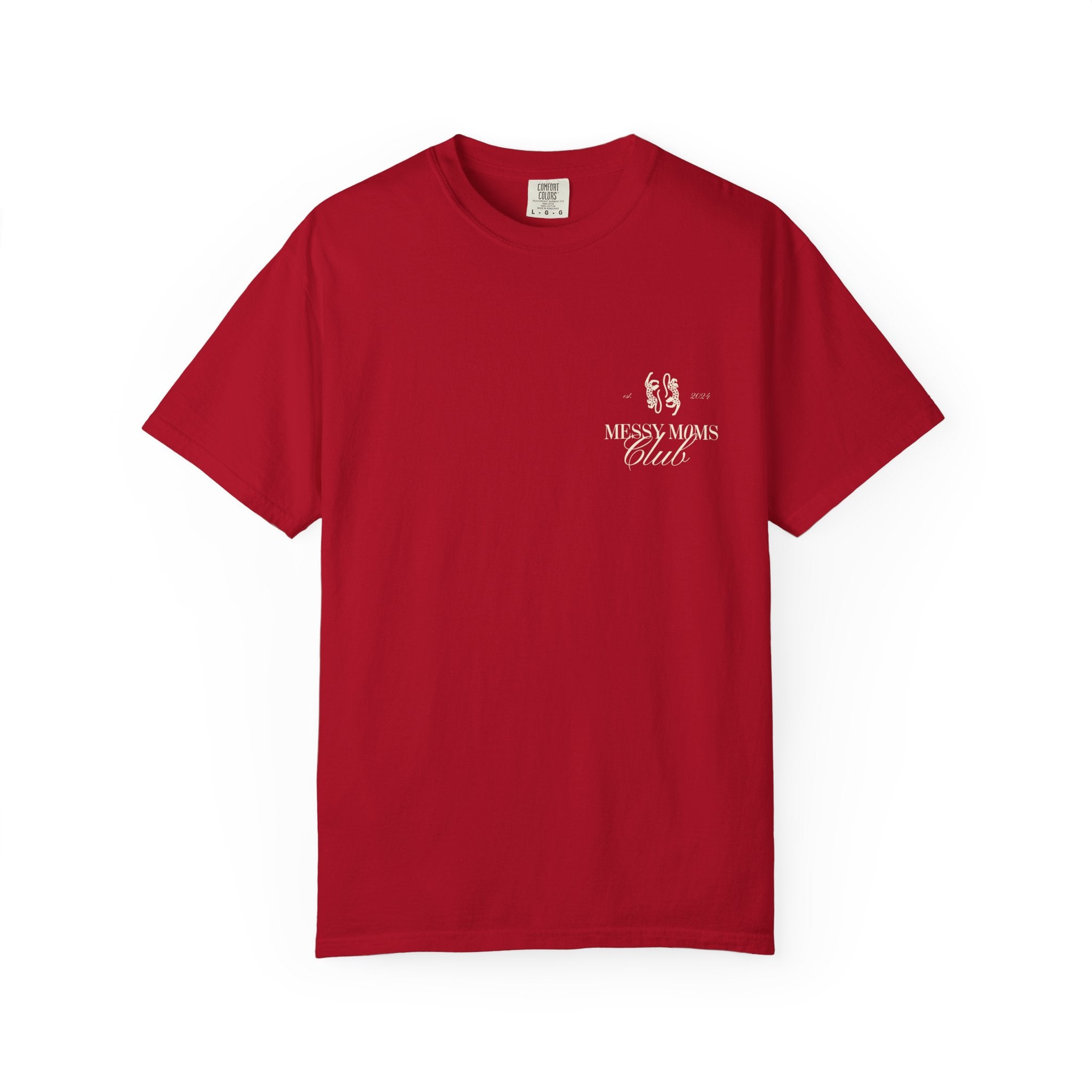 Messy Moms Club T-Shirt — Floral Graphic Mom Shirt