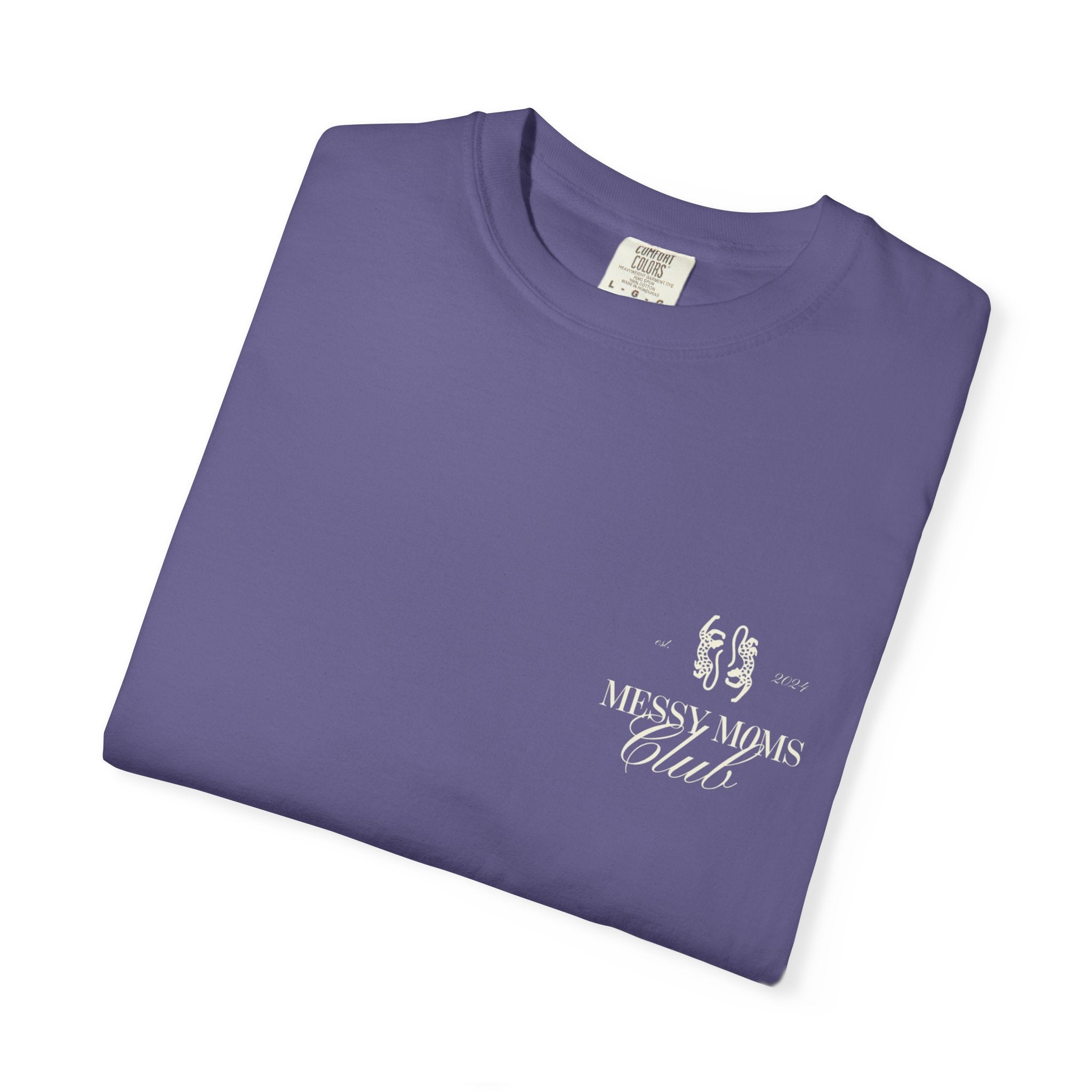 Messy Moms Club T-Shirt — Floral Graphic Mom Shirt