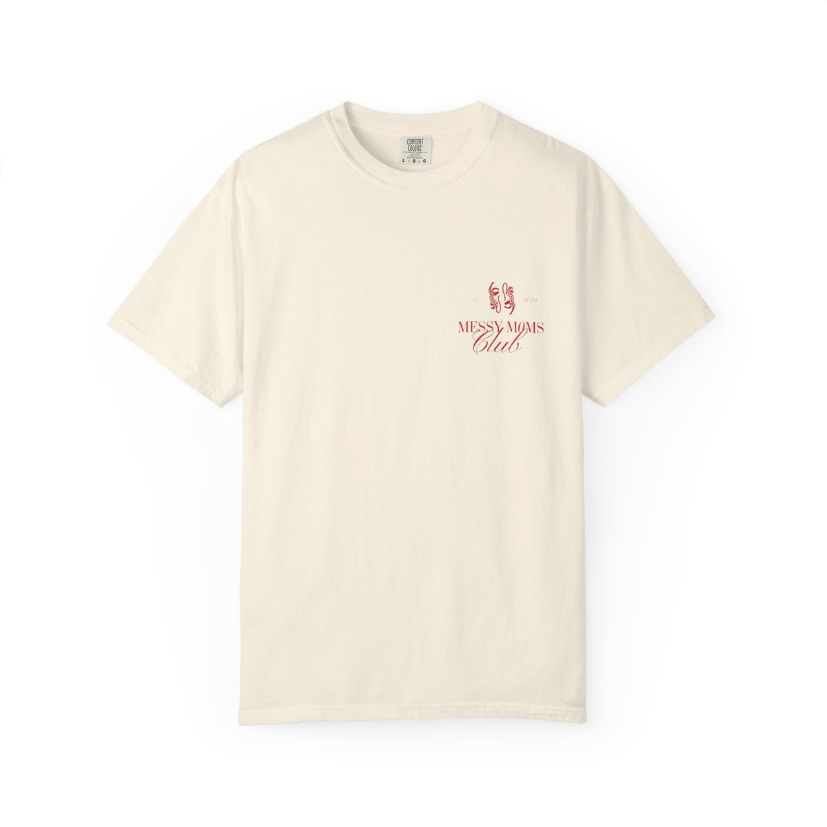 Messy Moms Club T-Shirt — Floral Graphic Mom Shirt