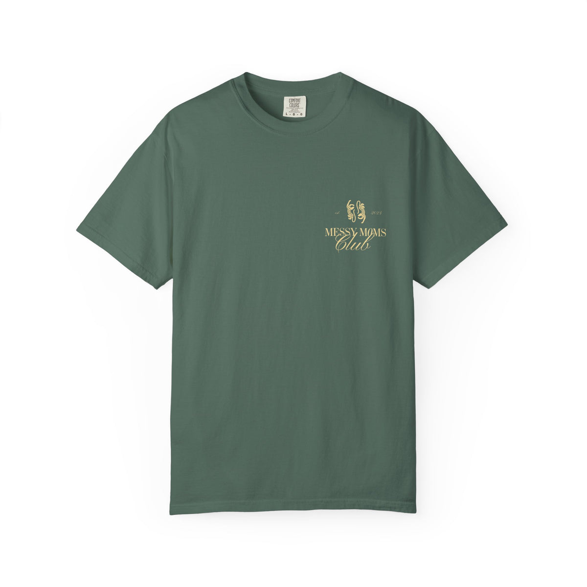 Messy Moms Club T-Shirt — Floral Graphic Mom Shirt