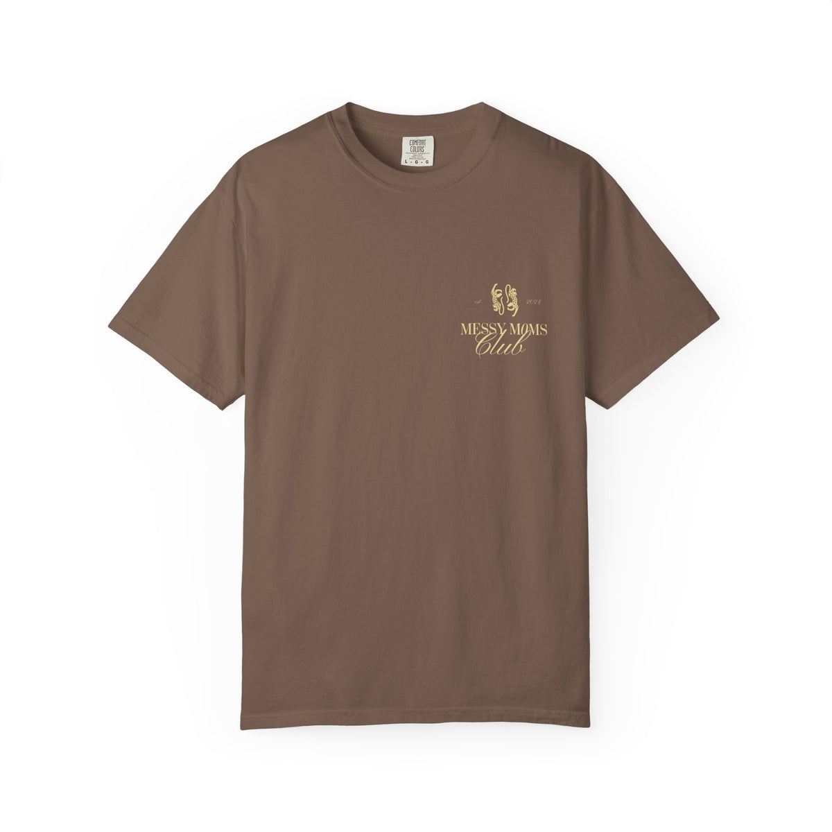 Messy Moms Club T-Shirt — Floral Graphic Mom Shirt