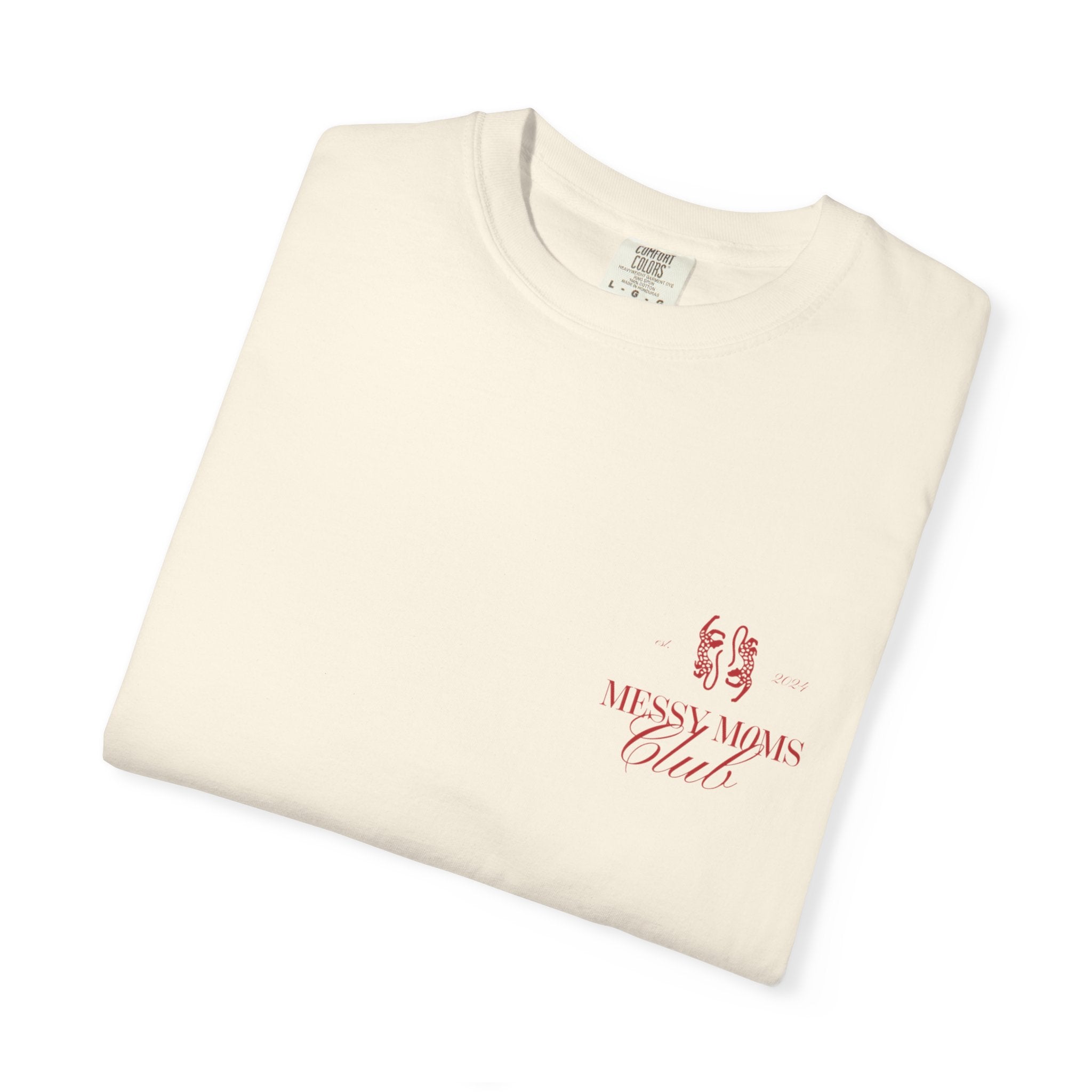 Messy Moms Club T-Shirt — Floral Graphic Mom Shirt
