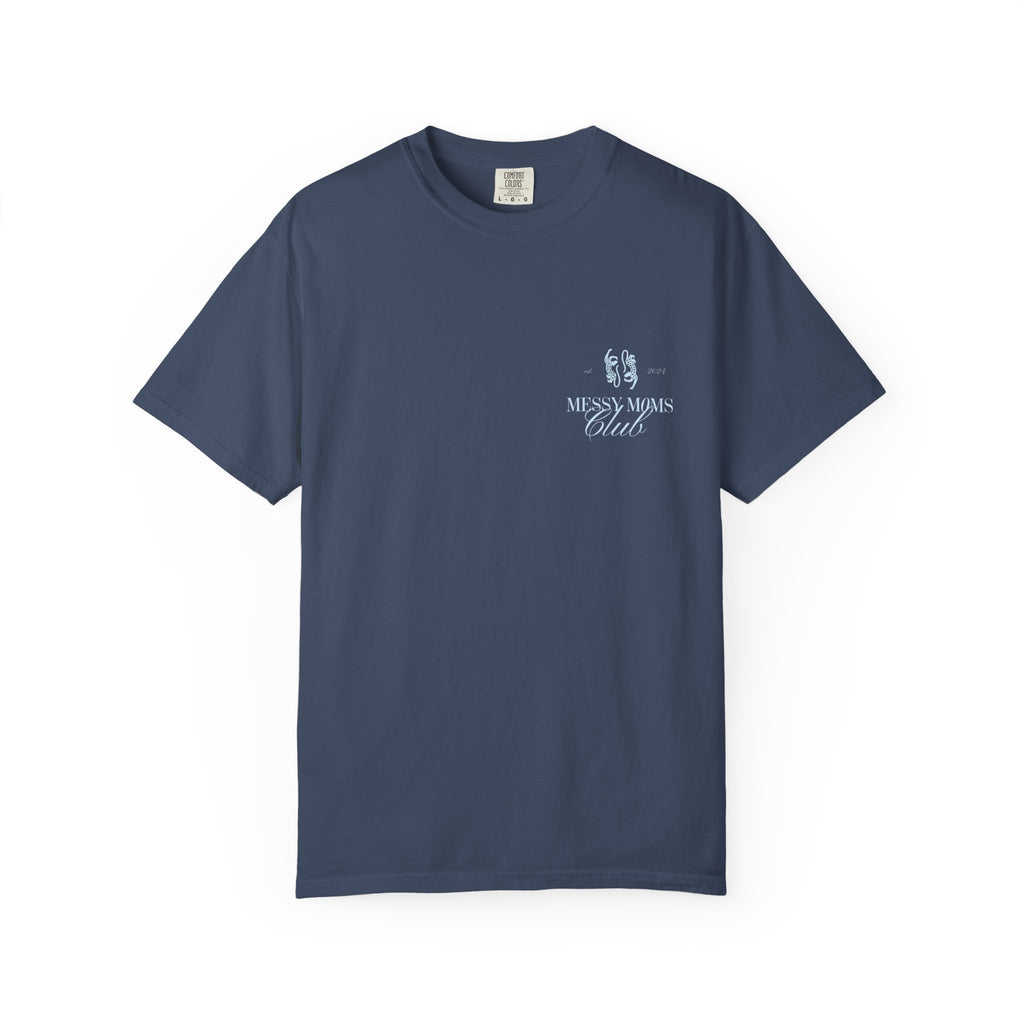 Messy Moms Club T-Shirt — Floral Graphic Mom Shirt
