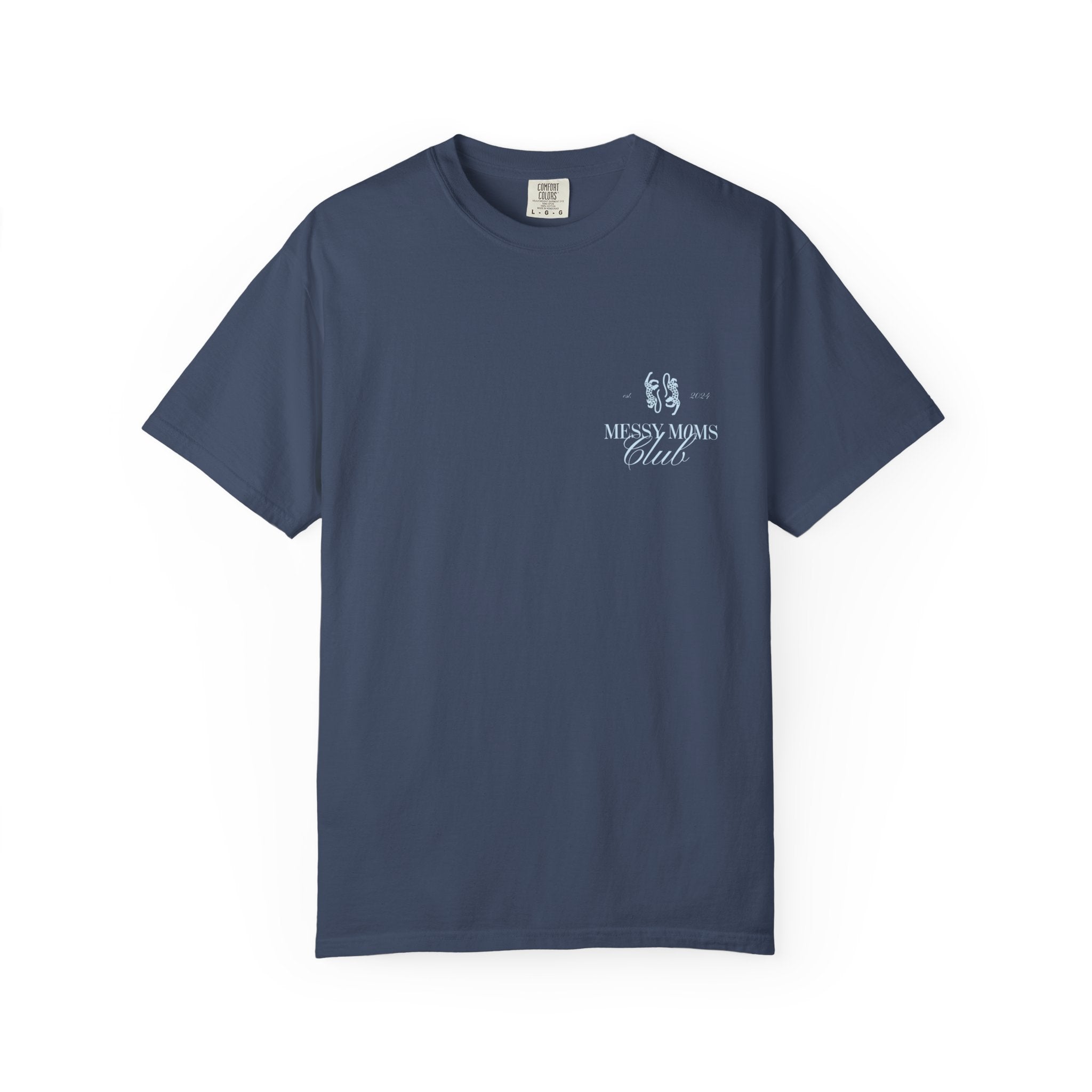 Messy Moms Club T-Shirt — Floral Graphic Mom Shirt