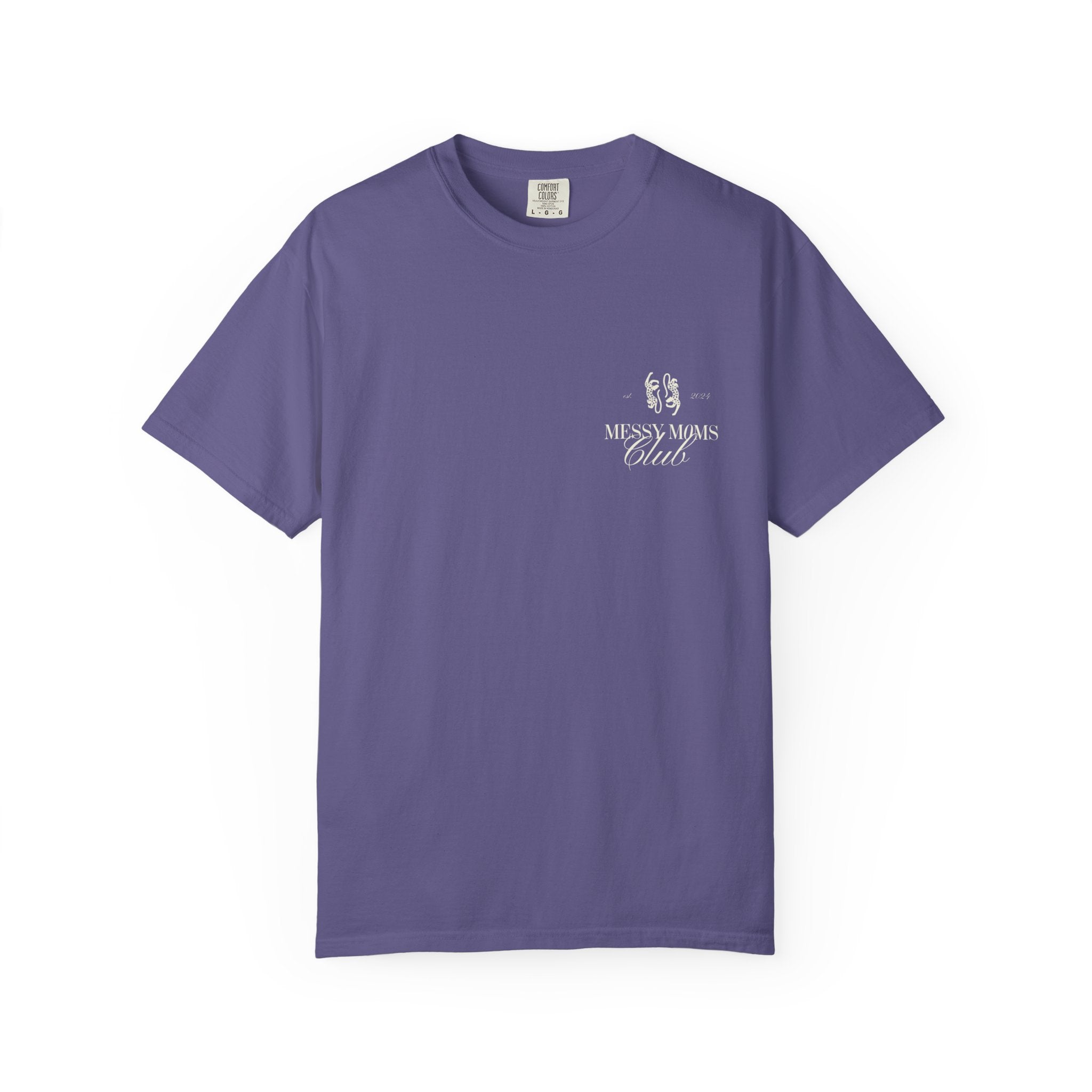 Messy Moms Club T-Shirt — Floral Graphic Mom Shirt